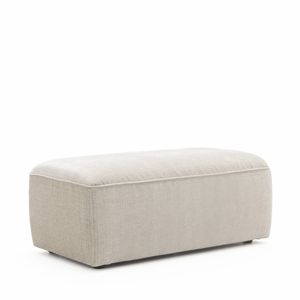 Pouf pour canapé modulable en velours côtelé - NOOR, DRAWER