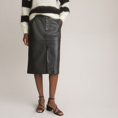 Leather Midi Pencil Skirt LA REDOUTE COLLECTIONS