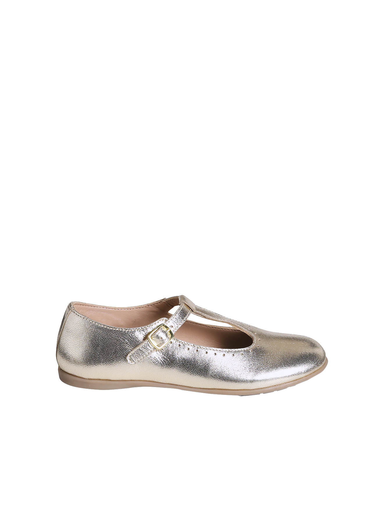 Ballerines cuir, VERTBAUDET