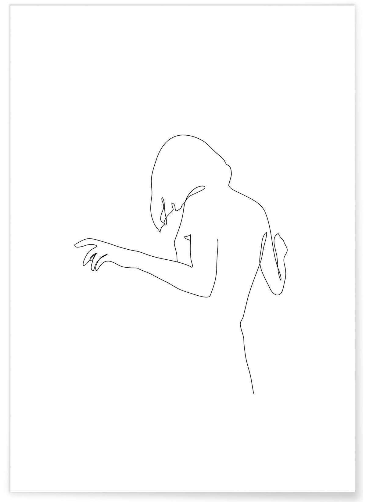 Affiche Line Art Women 6, L'AFFICHERIE