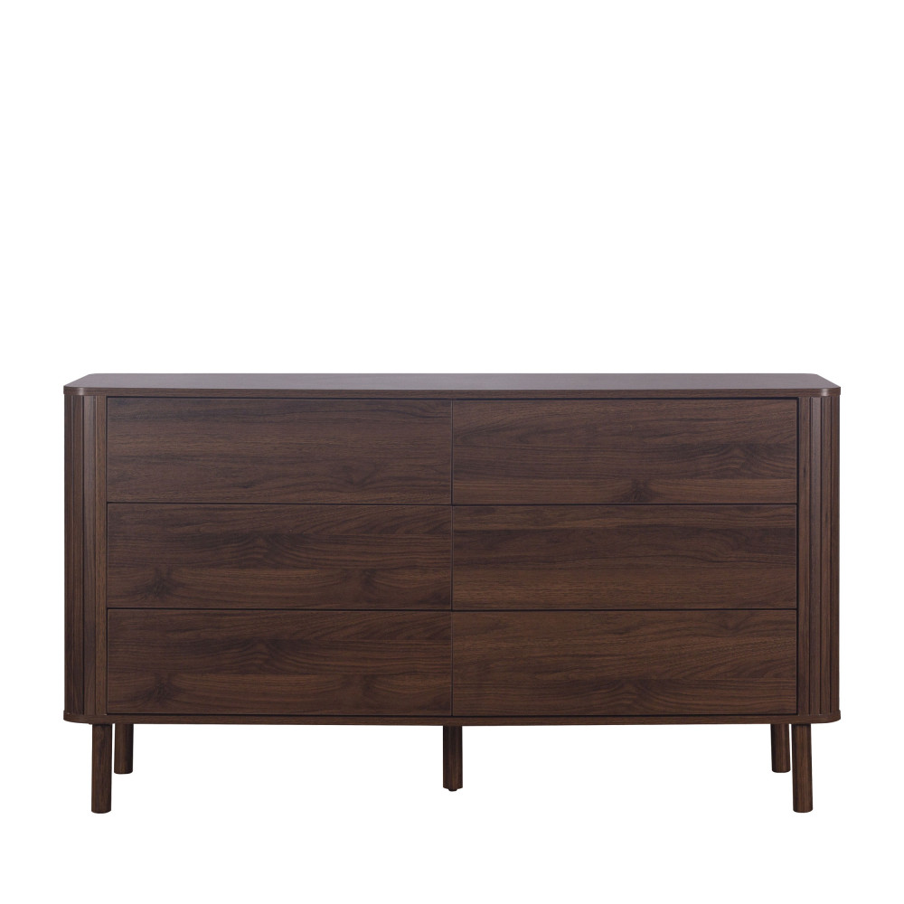 Commode 6 tiroirs en bois L 140 cm- MAYA, DRAWER