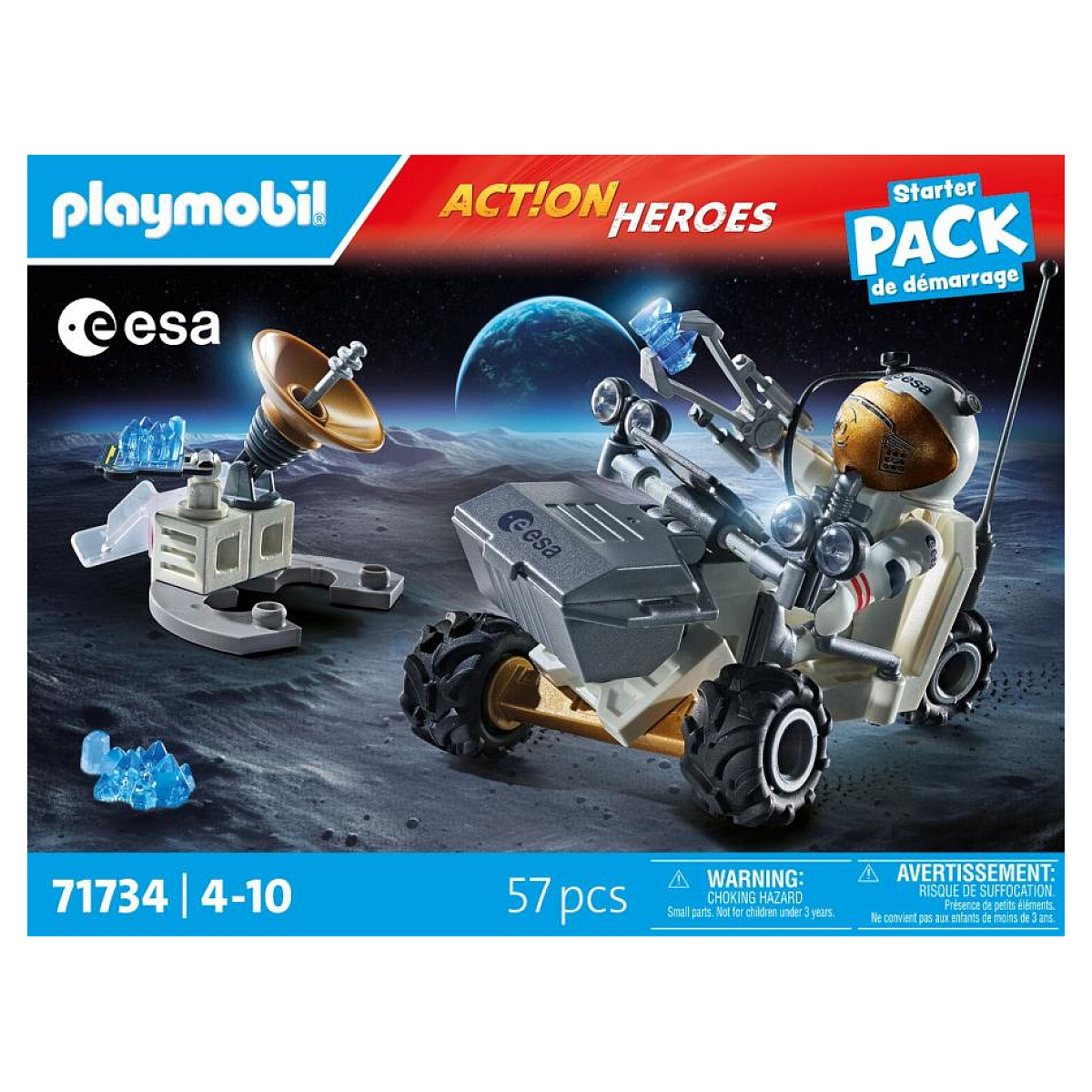 71734 - Mission d'analyse de roches and astronaute, PLAYMOBIL