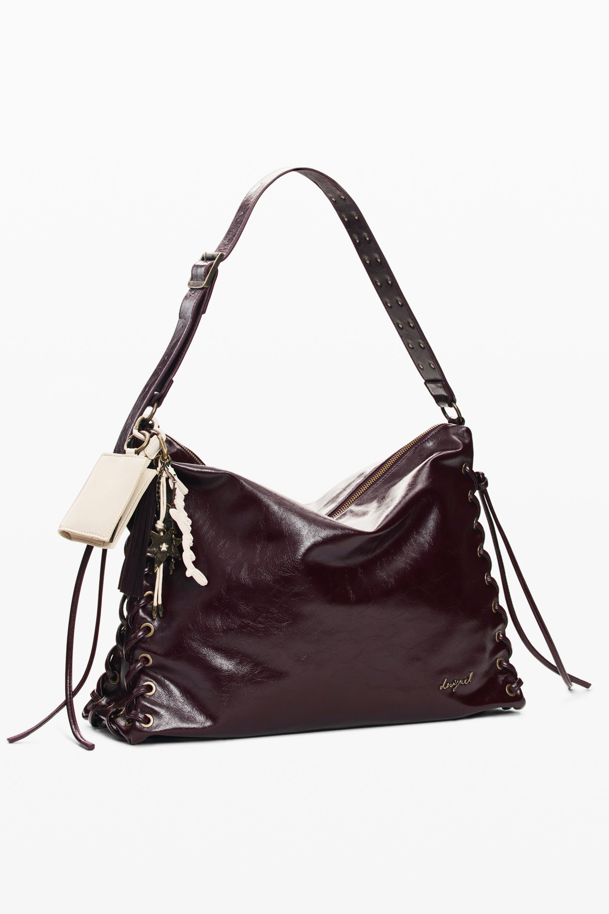 Grand sac brillant tressé, DESIGUAL