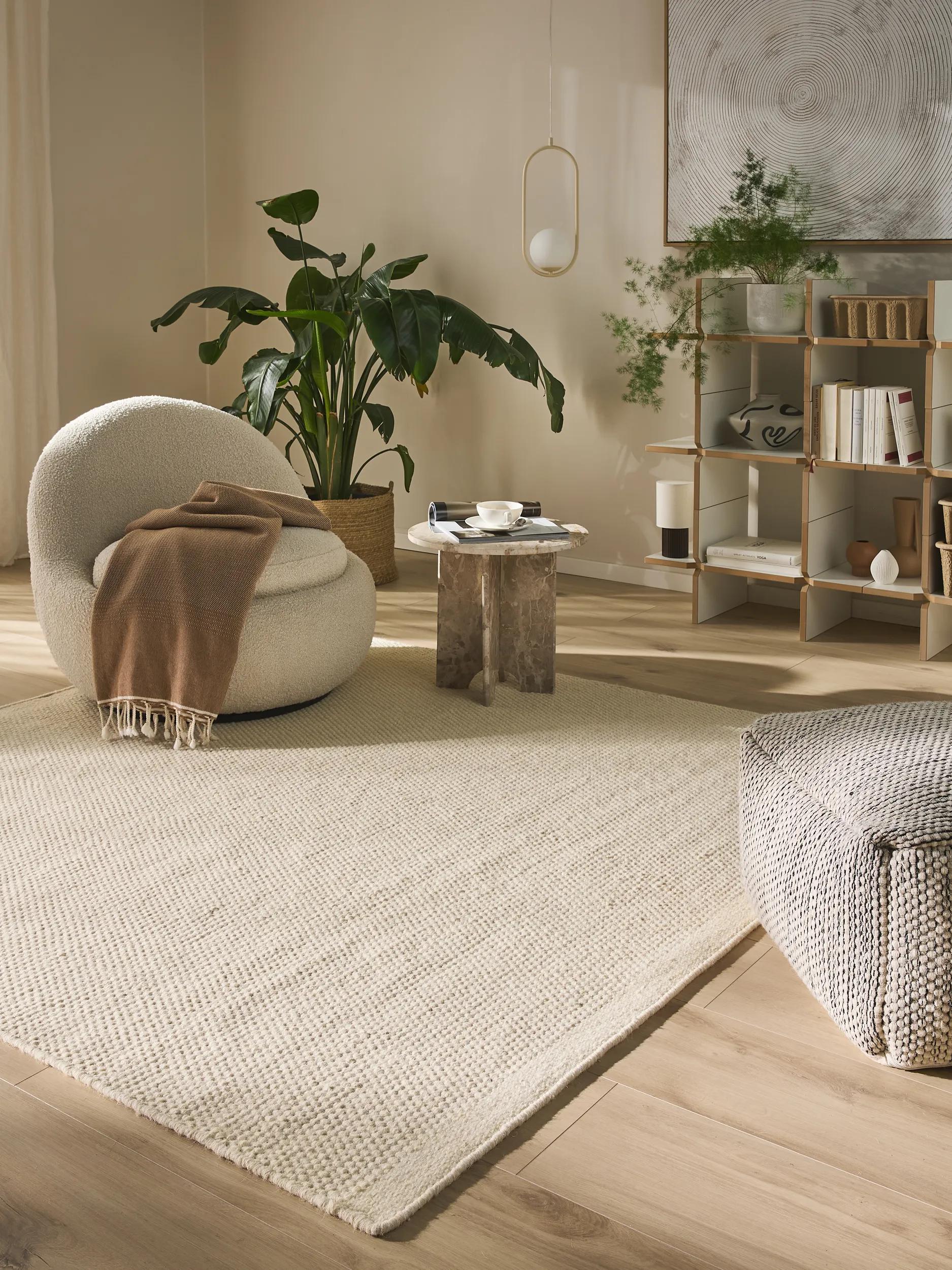 Tapis de laine tissé main ROCCO, BENUTA