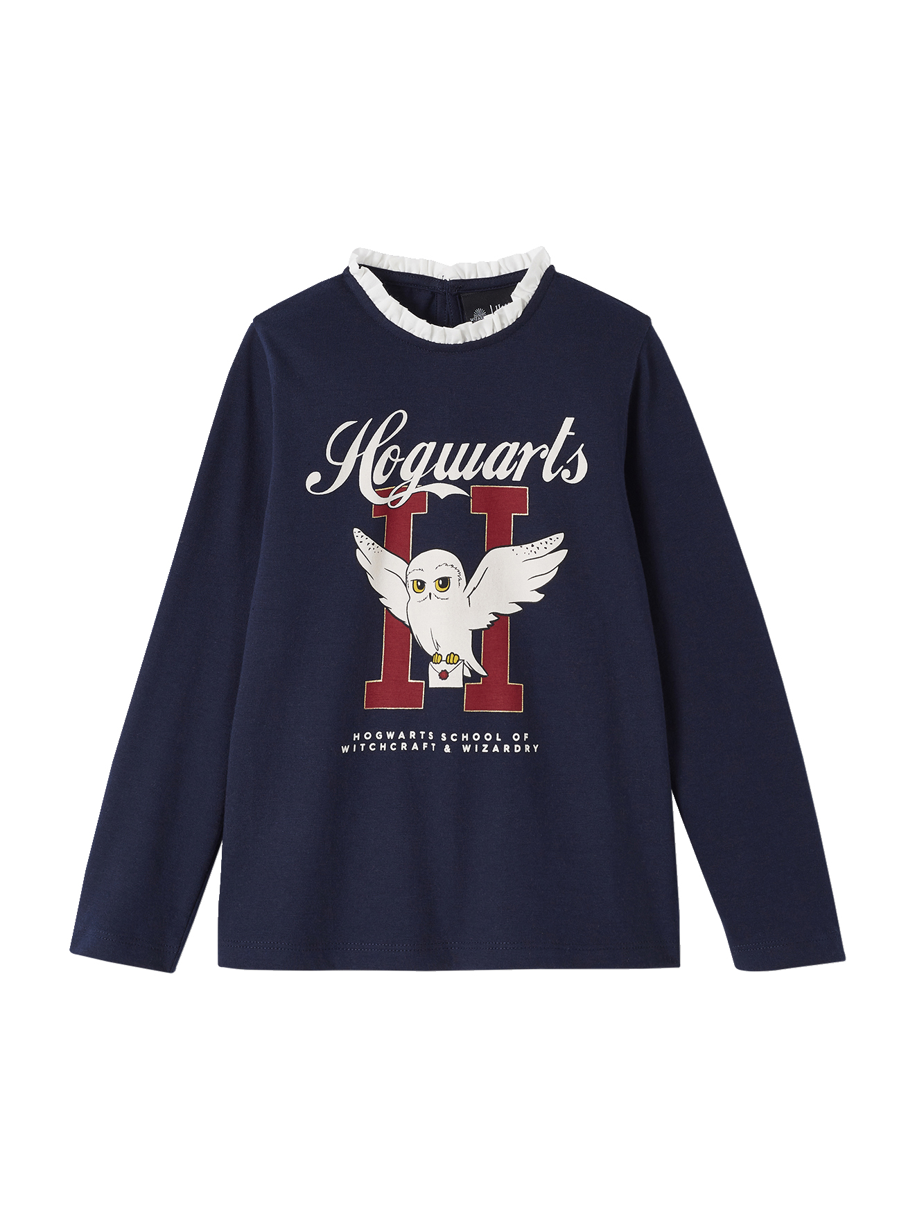T-shirt manches longues Harry Potter® avec col en voile, VERTBAUDET