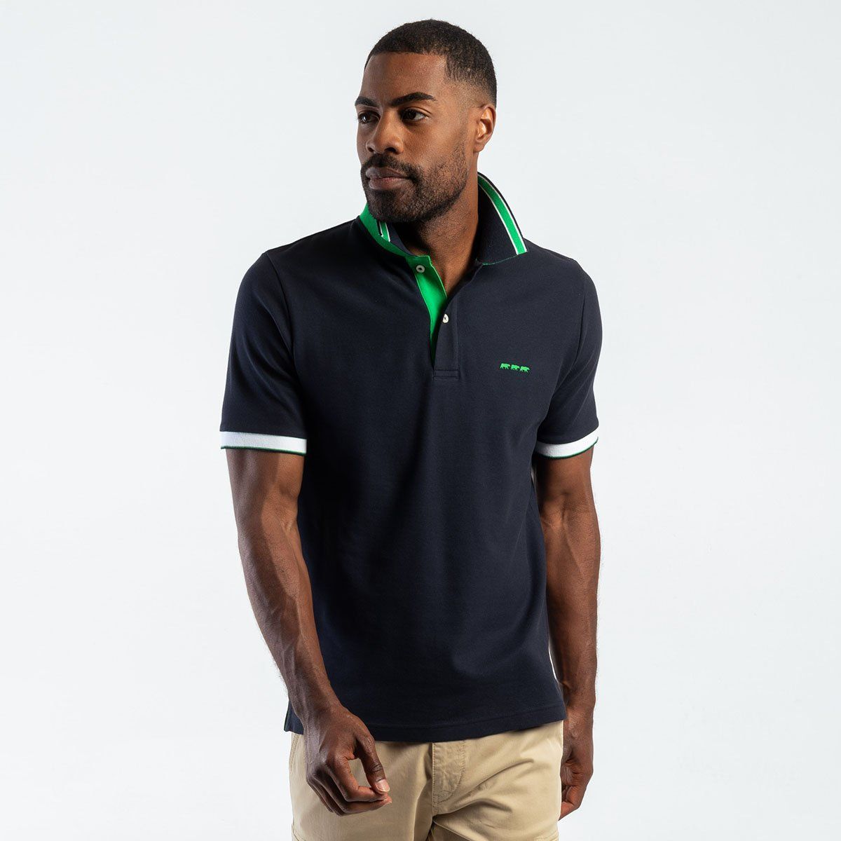 Polo manche longue best sale homme mise au green