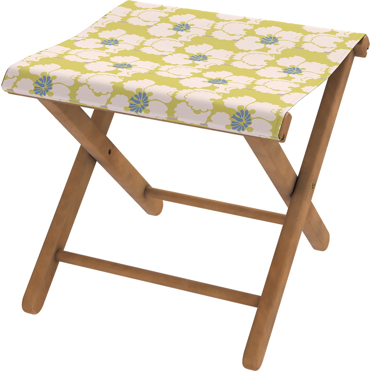 Pliant pêcheur en eucalyptus, motif floral, PAOLA, VENT DE BOHÈME
