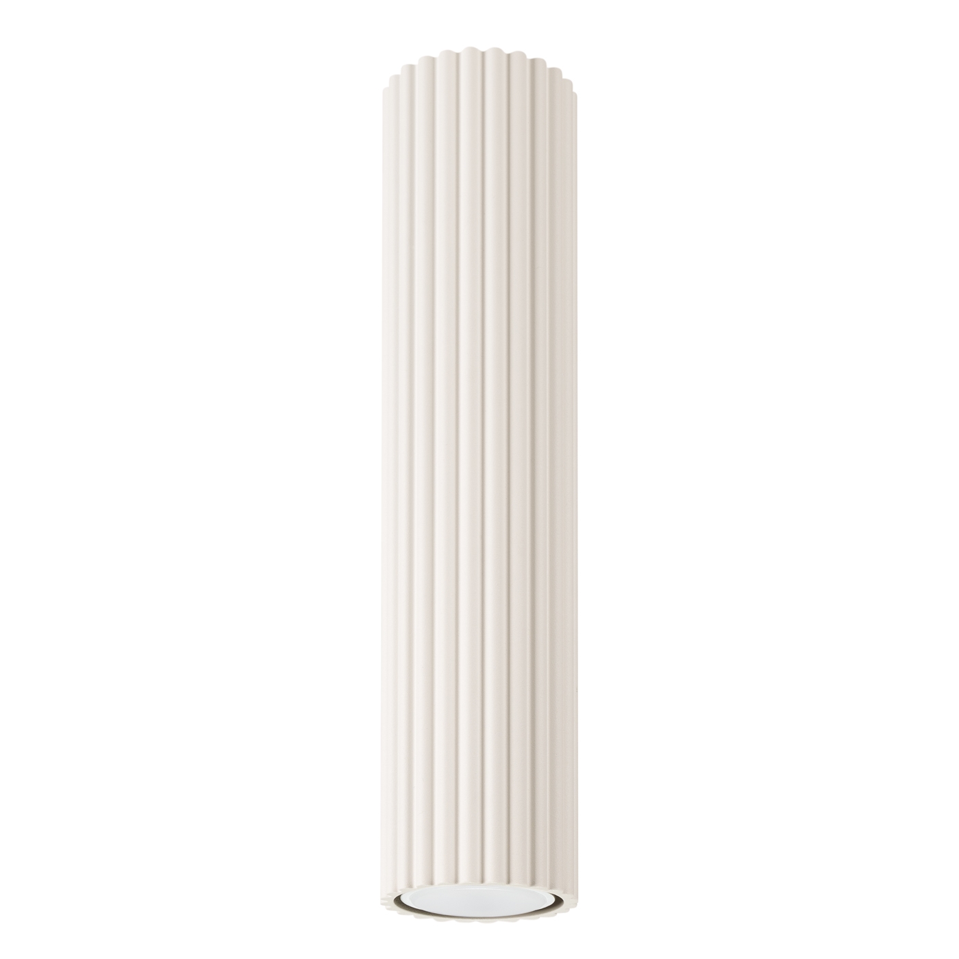 Plafonnier Aluminium Beige GU10 1 Karbon 30, EDEN