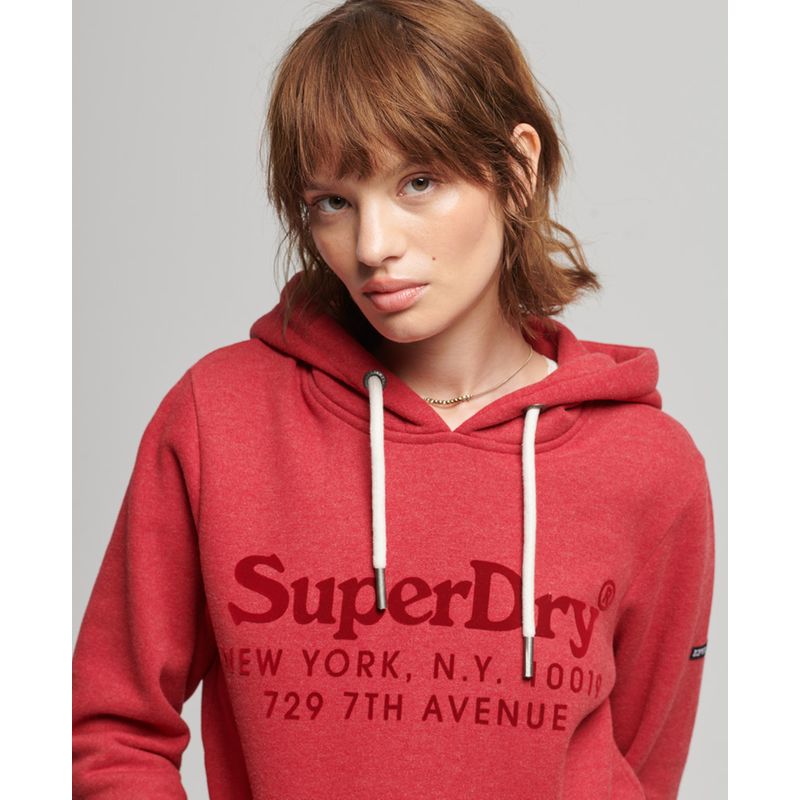 Sweat superdry rouge hot sale