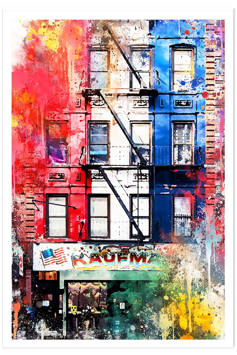 Affiche graffiti new york, HEXOA