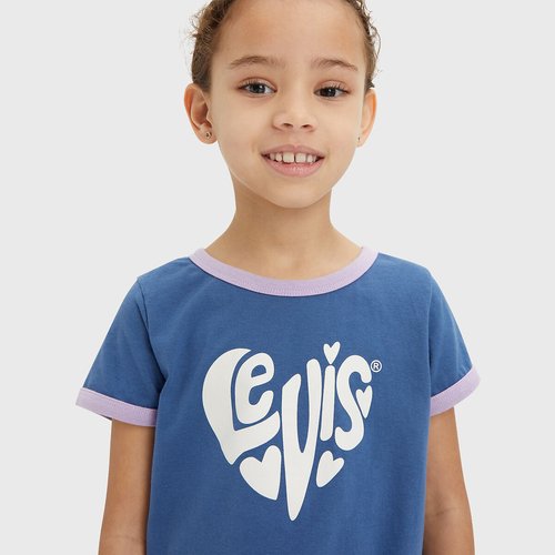 haar Verenigen Ruwe olie T-shirt met korte mouwen blauw Levi's Kids | La Redoute