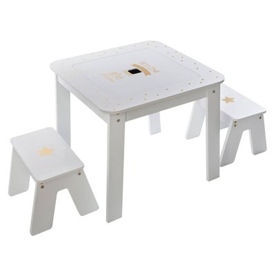Table & 2 tabourets fille ATMOSPHERA