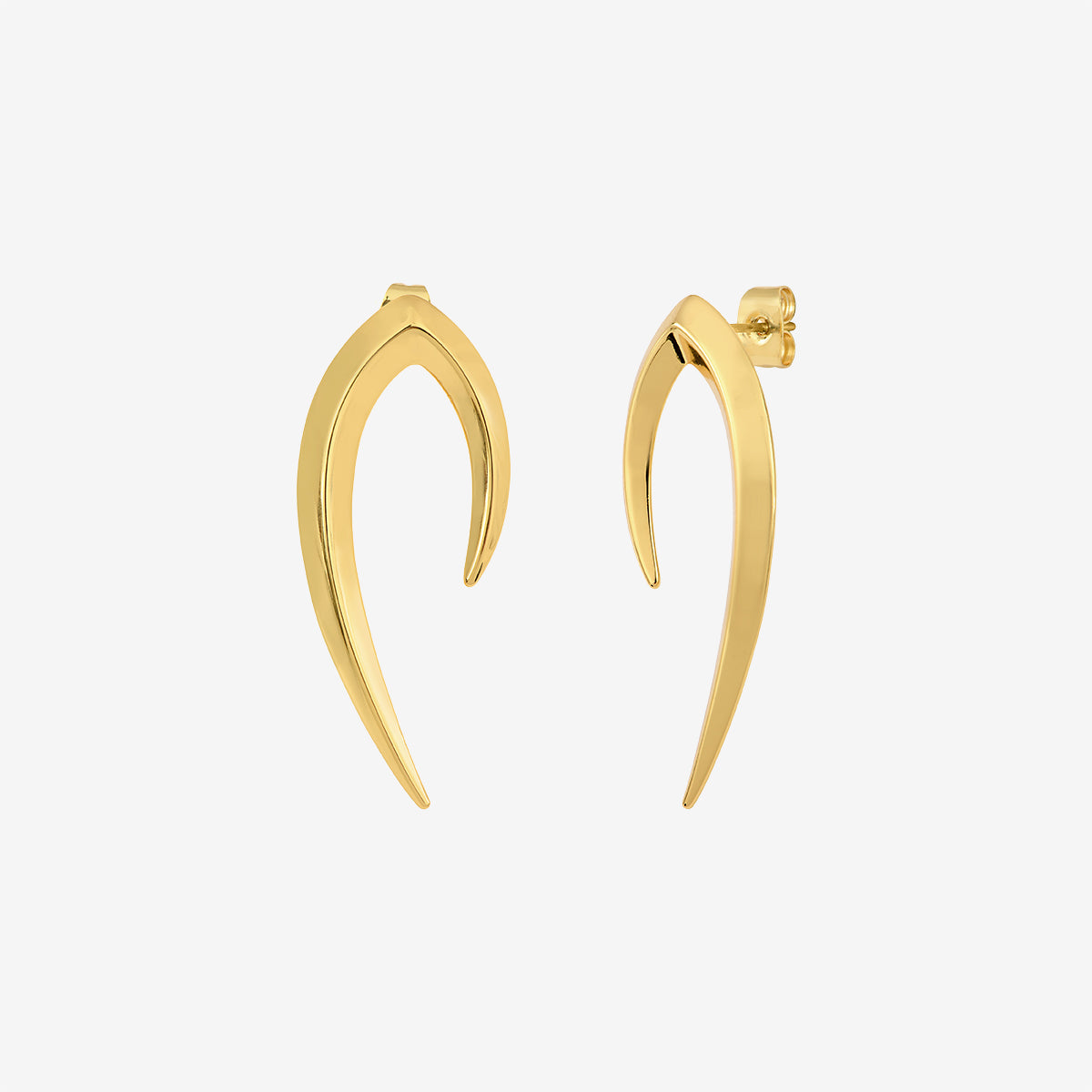 Boucles d'oreilles dorées bronx- kind of things, CAROLINE NAJMAN