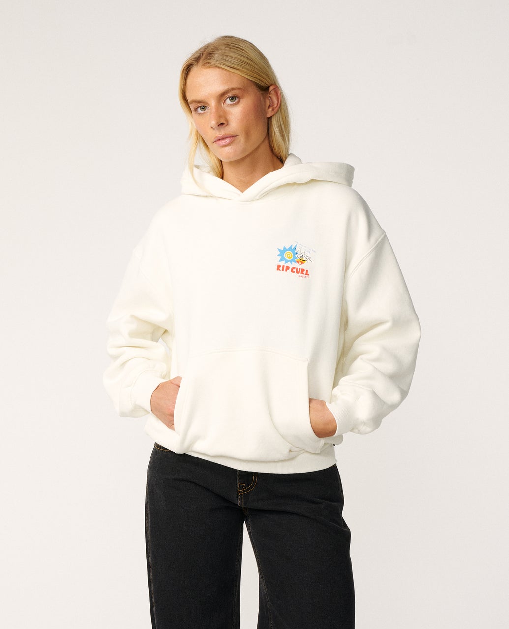 Sweat à capuche oversize NOVA Era, RIP CURL