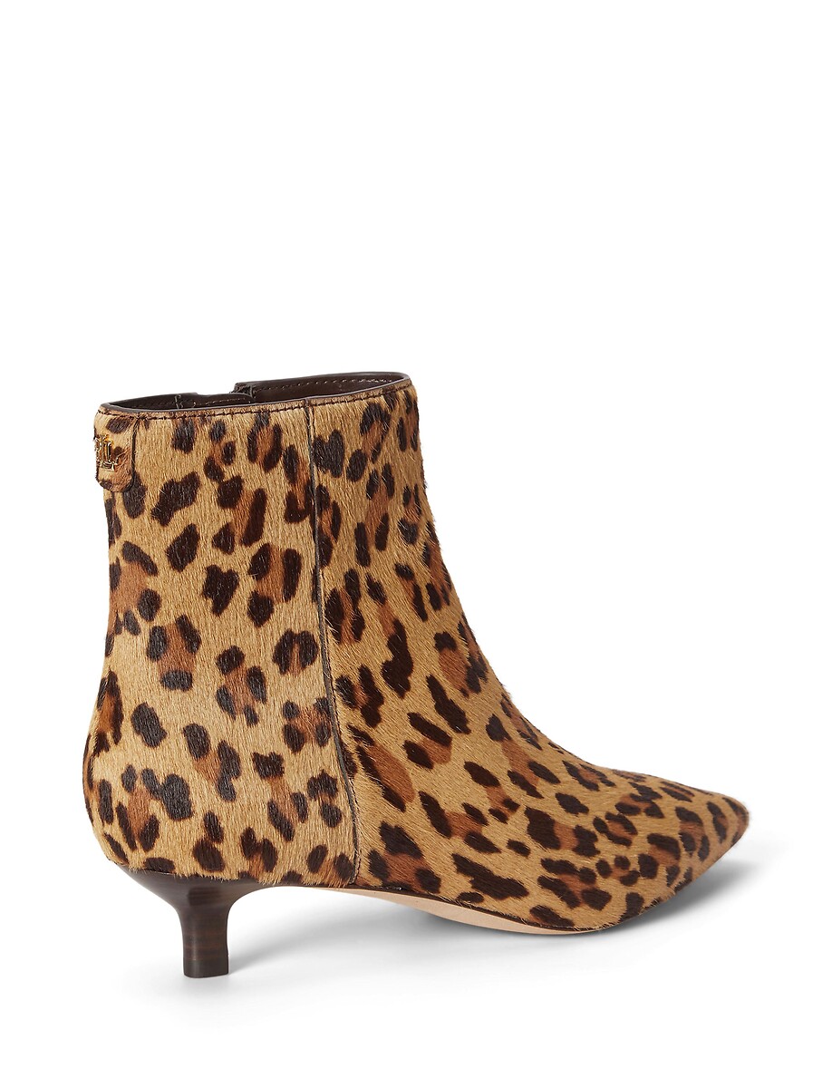 Lauren Ralph Lauren Botines de punta con tacón kitten, de piel pelo de poni, FRANCESCA — foto 3