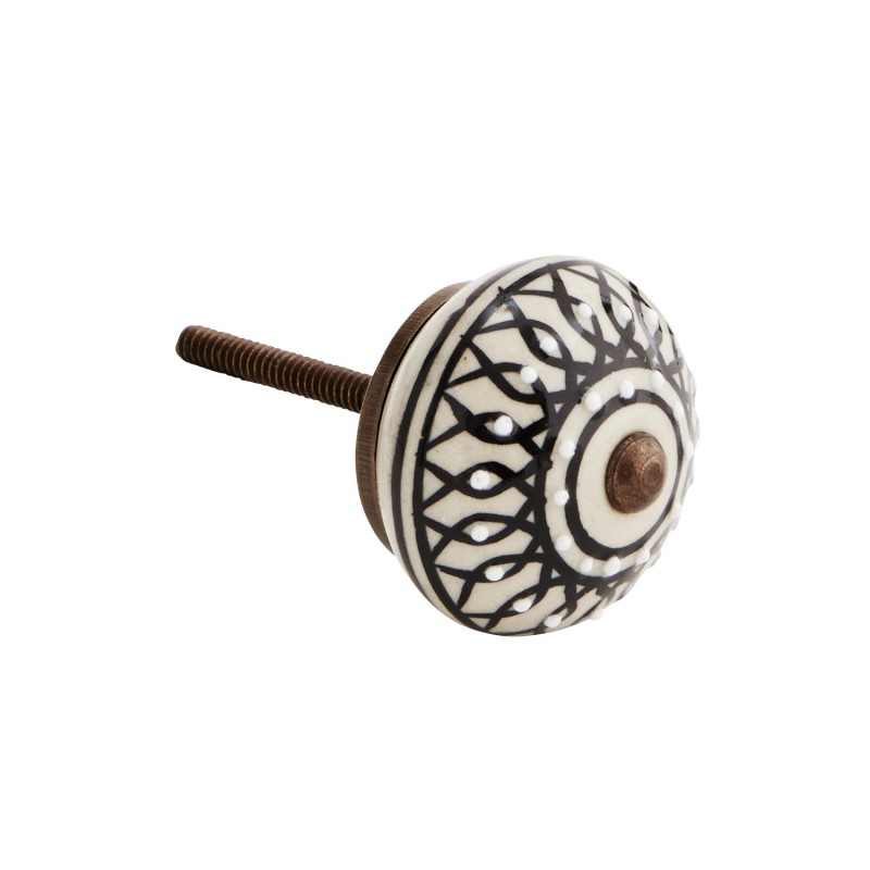 Bouton de meuble céramique, MADAM STOLTZ