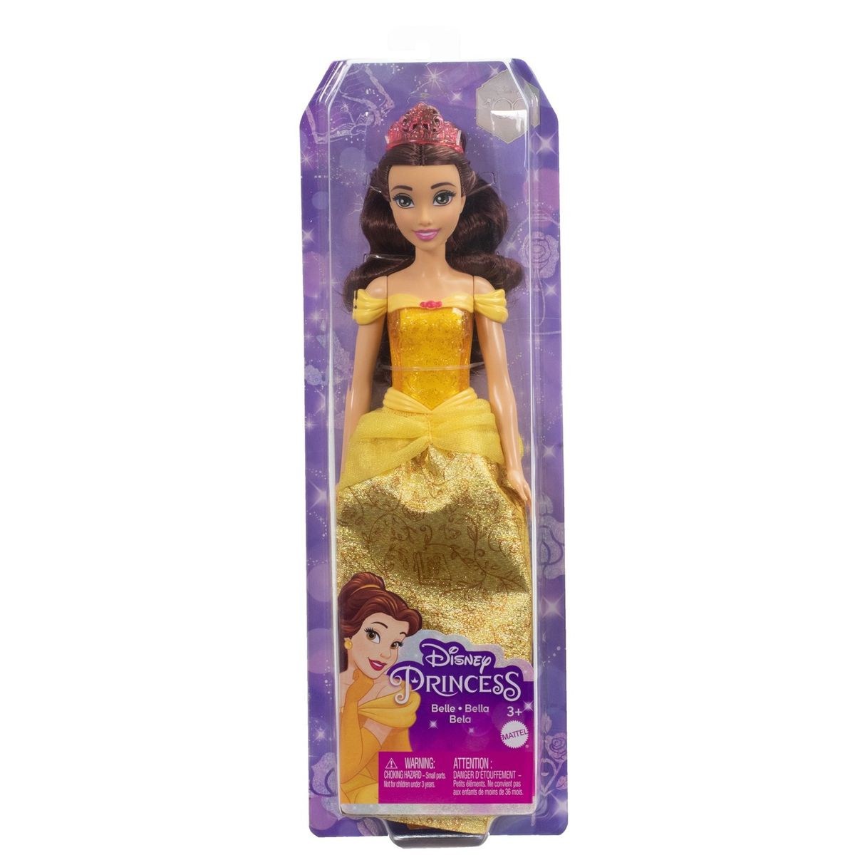 Disney princesses - poupée belle avec vêtements et accessoires - figurine -  3 ans et + v002226 Mattel
