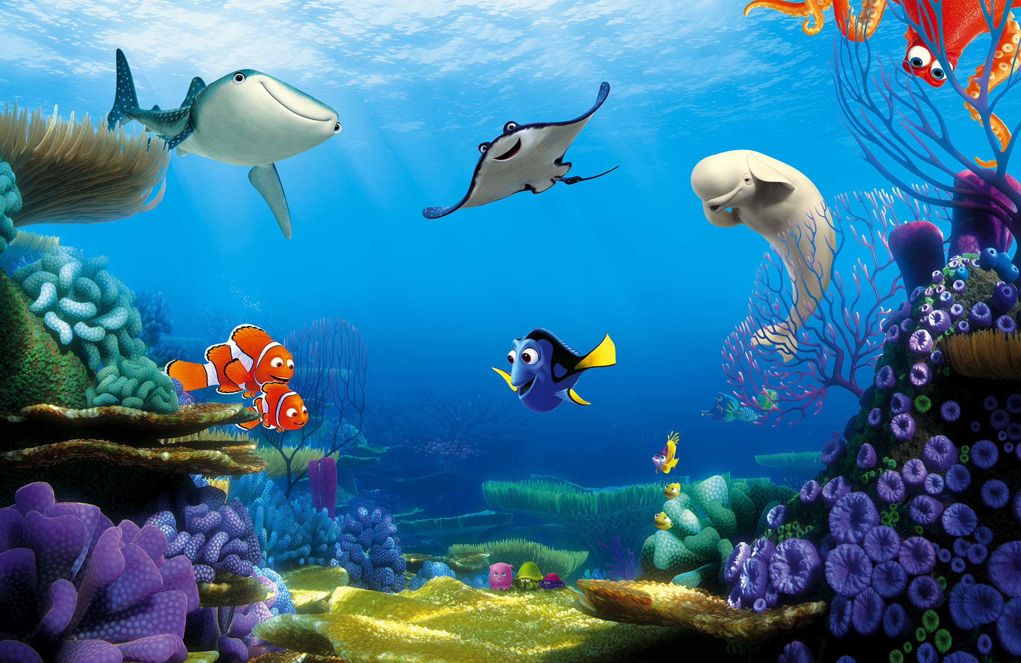 Papier peint Komar - Finding Dory - 400 x 260 cm, HEXOA