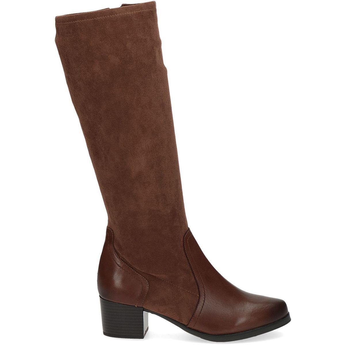 Bottes nubuck marron La Redoute