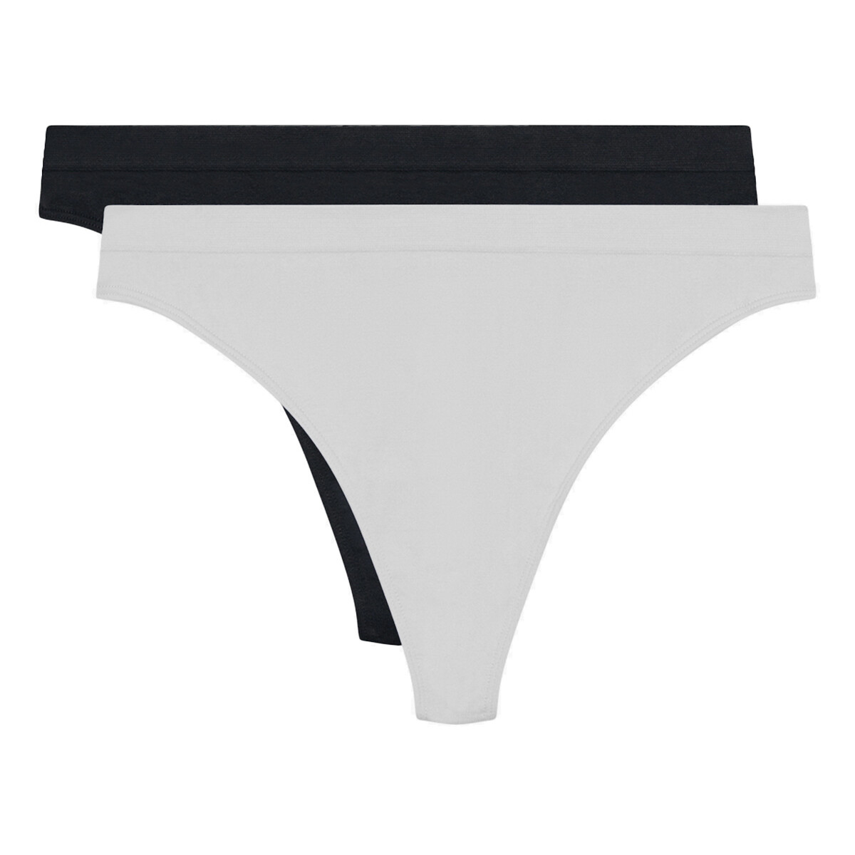 Pack of 2 Les Pockets Seamless Thongs