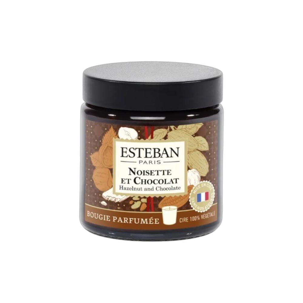 Bougie pommadier Noisette et chocolat 90g, ESTEBAN