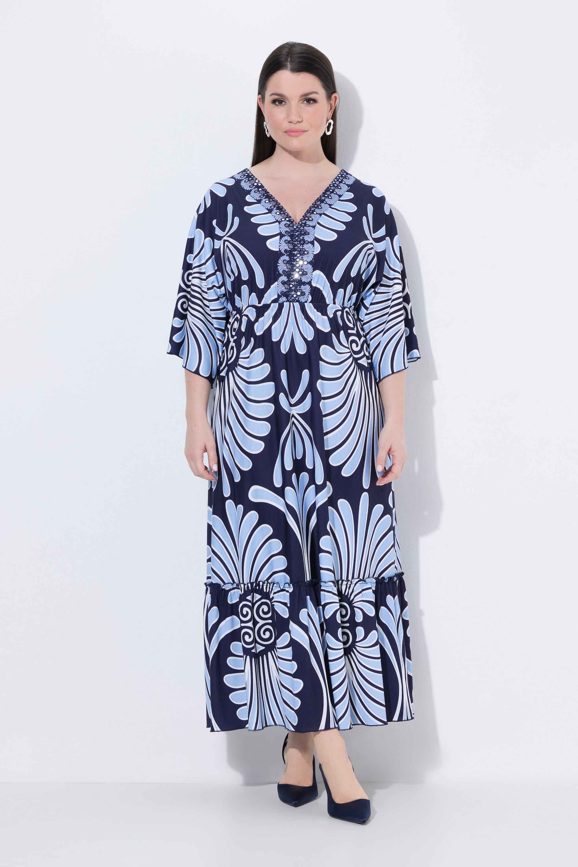 Robe maxi toucher coton, ULLA POPKEN