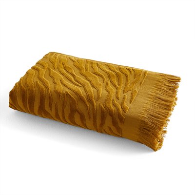 Radja Textured 100% Cotton Velour Towel LA REDOUTE INTERIEURS
