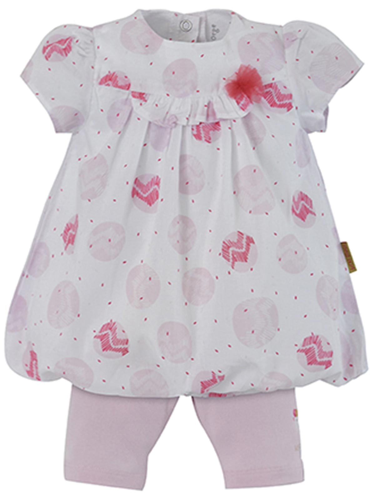 Robe + legging rose, SUCRE D'ORGE