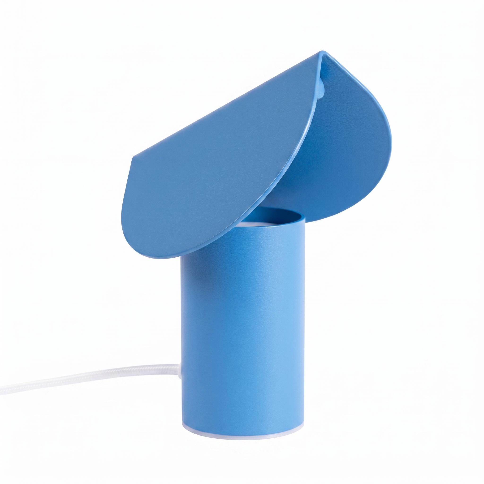Lampe de bureau Aluminium Bleu LED 1 Biscuit, EDEN