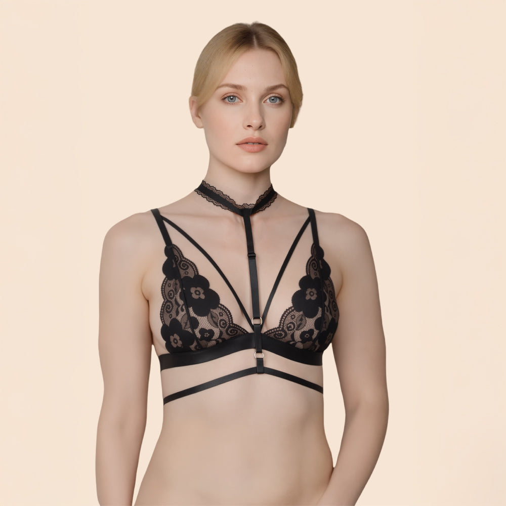 Soutien-gorge harnais Camélia, PASSAGE DU DESIR LINGERIE