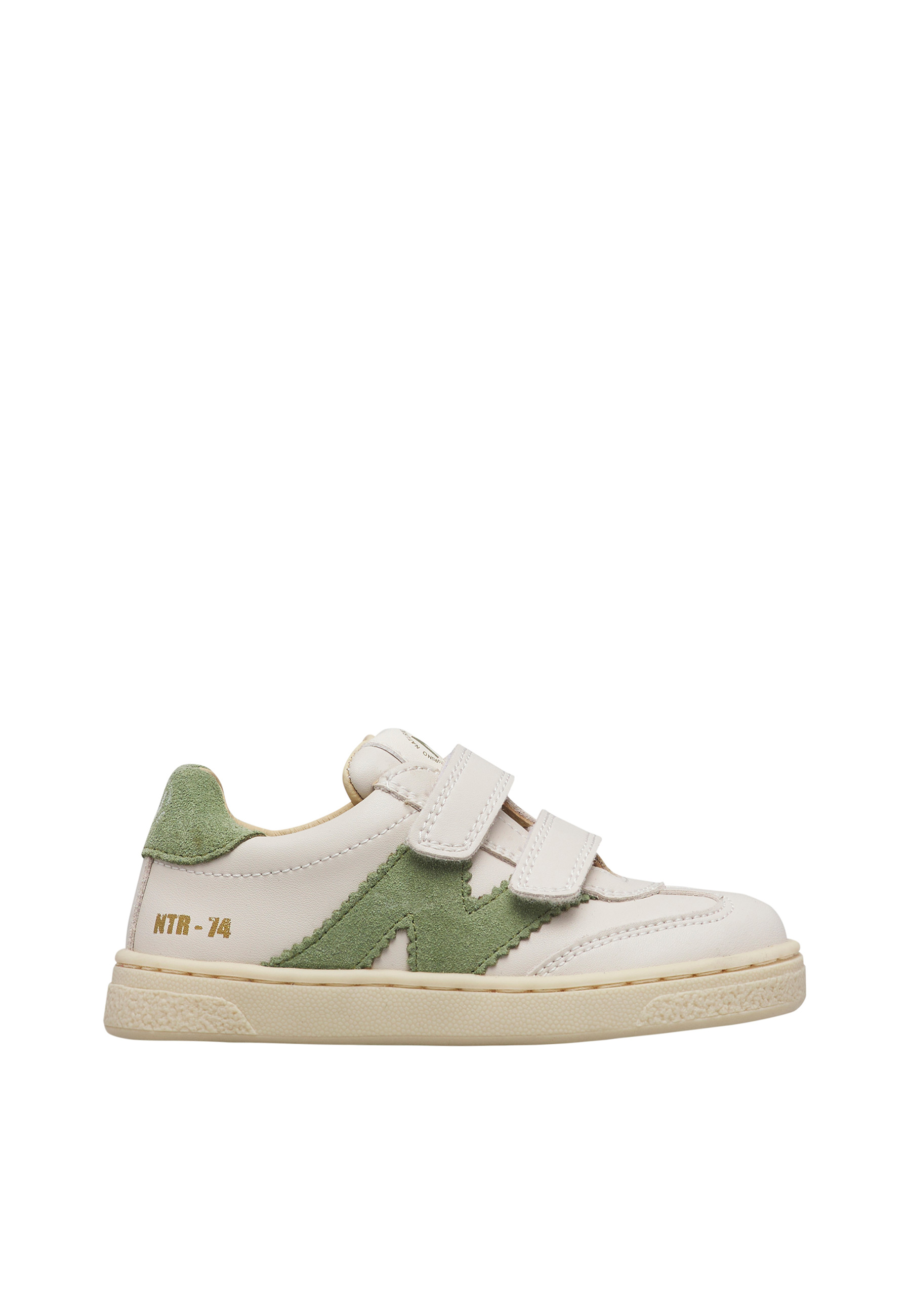 Sneaker en daim et tissu technique JENIX VL., NATURINO