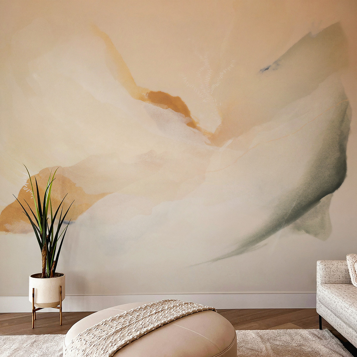 Papier peint panoramique Crépusculaire, Couleurs 300 x 250cm, ACTE DECO