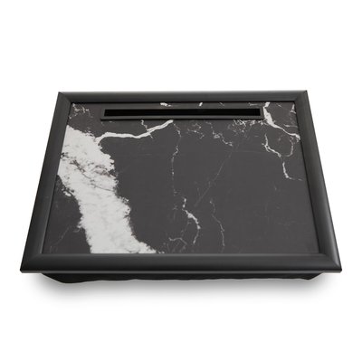 Black Marble Lap Tray With iPad Slot SO'HOME