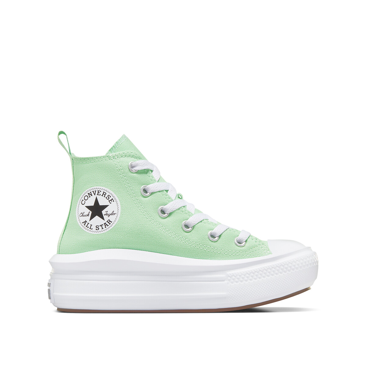 Image of Kids All Star Move Seasonal Colour Canvas High Top Trainers