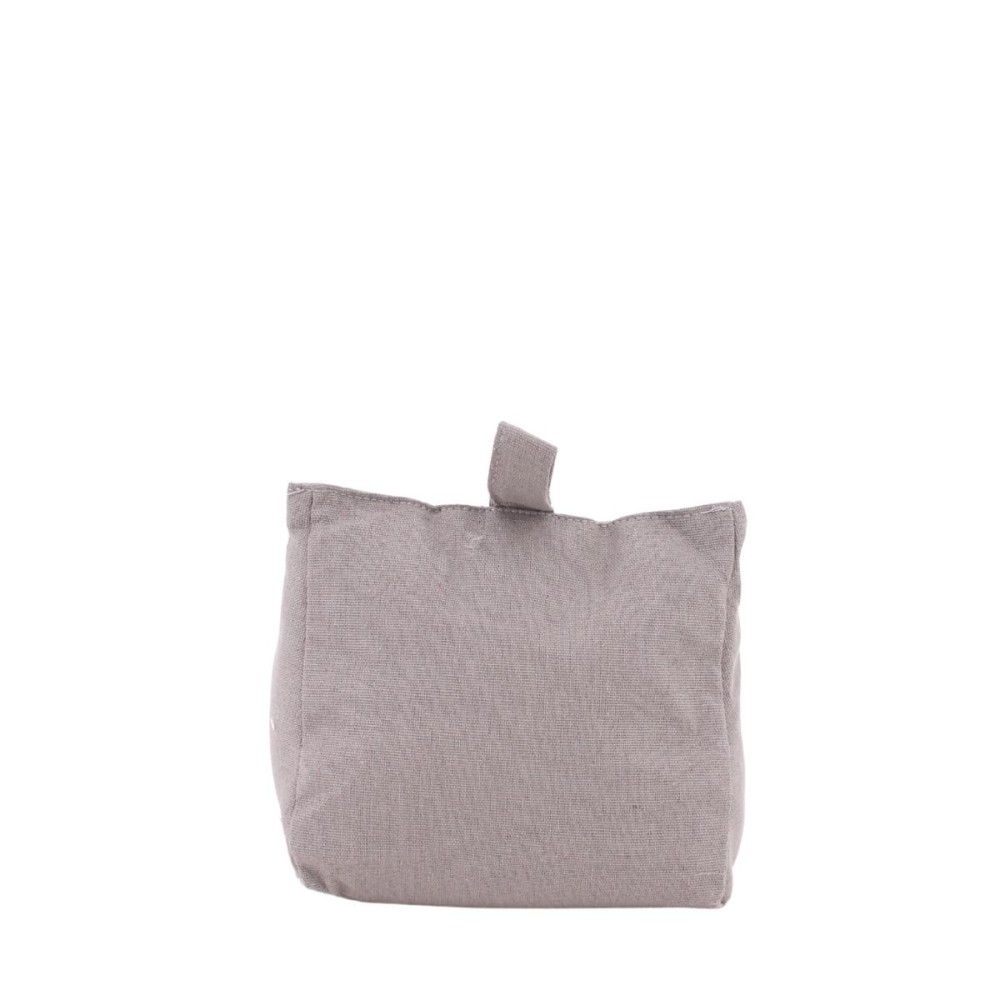 Bloque porte en tissu gris effet lin, ORNAMI