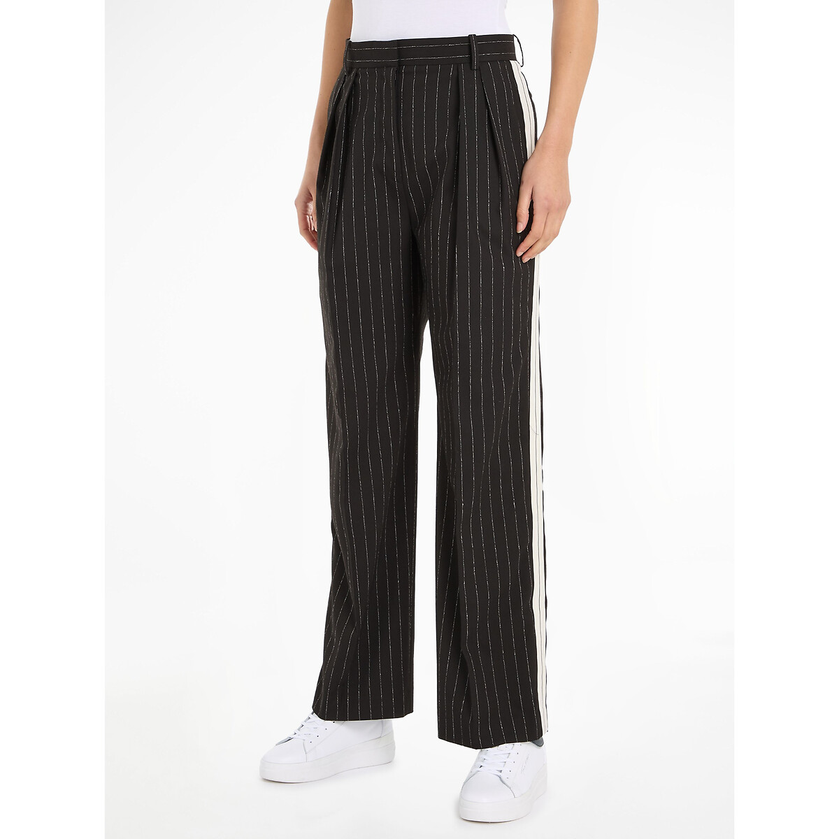 Image of Casual Striped Trousers