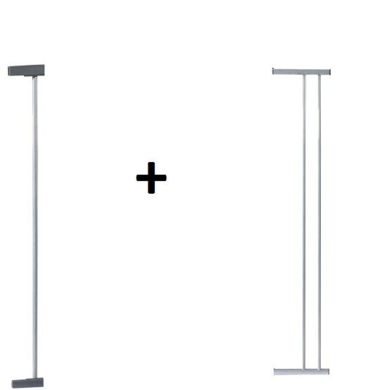 Extension métal pour barrière Baby Lock Comfort bois 18 cm, PINOLINO