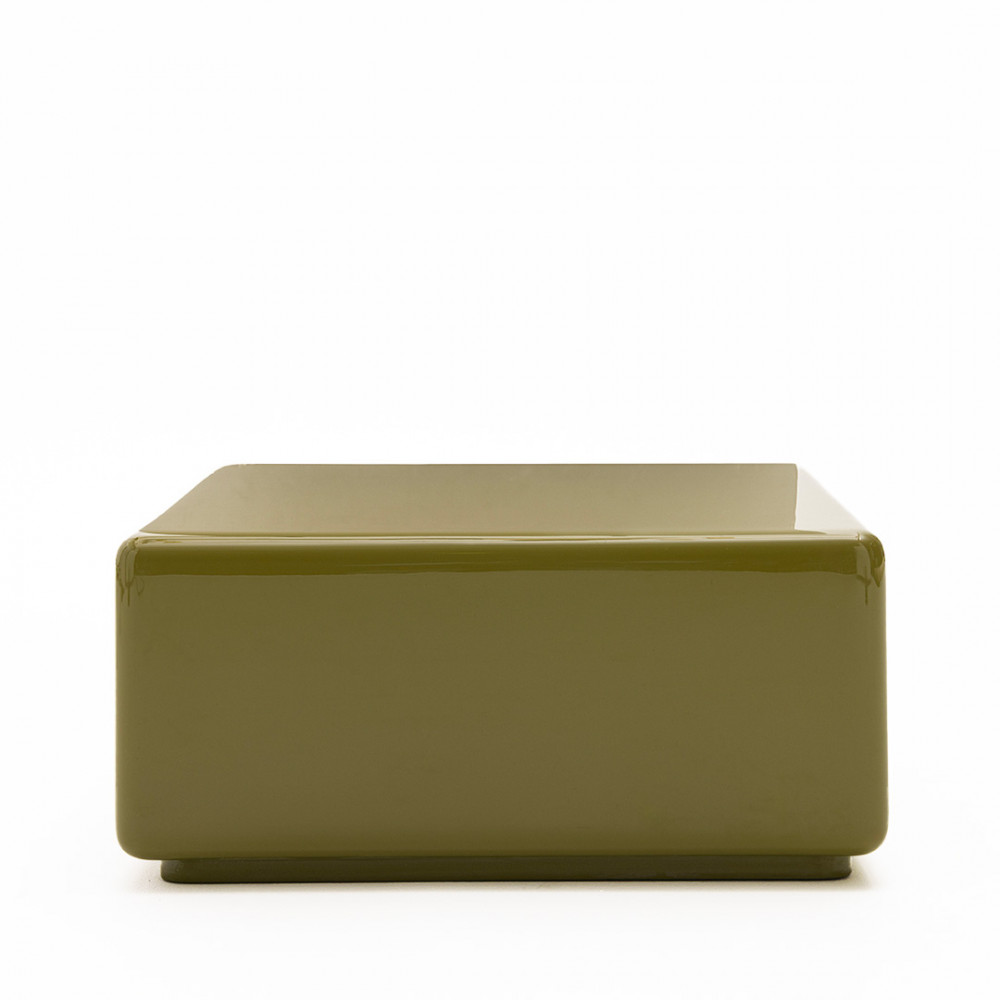 Table basse carrée laquée - GAIA, DRAWER