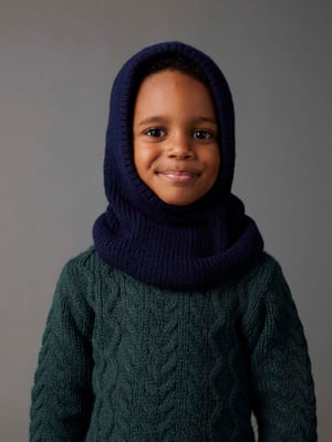 Cagoule Fille Vertbaudet En Maille Côtelée - Douce, Fine, Protège Tête, Oreilles Et Cou | 67% Acrylique, 30% Polyester, 3% élasthanne