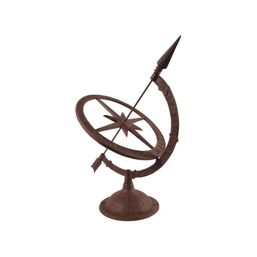 Cadran solaire en fonte à poser, WORLD OF WEATHER