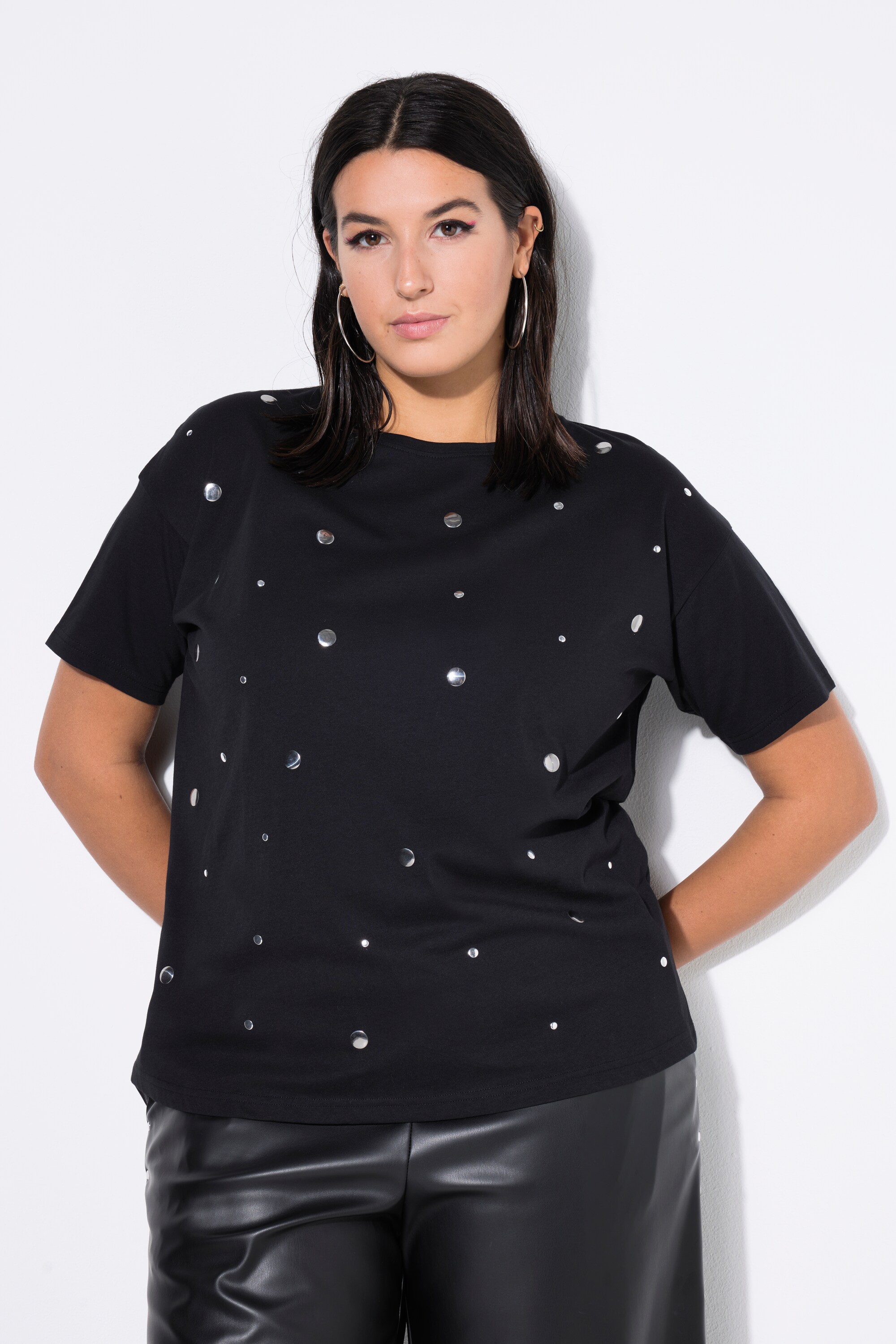 T-shirt oversize, motif miroirs, STUDIO UNTOLD
