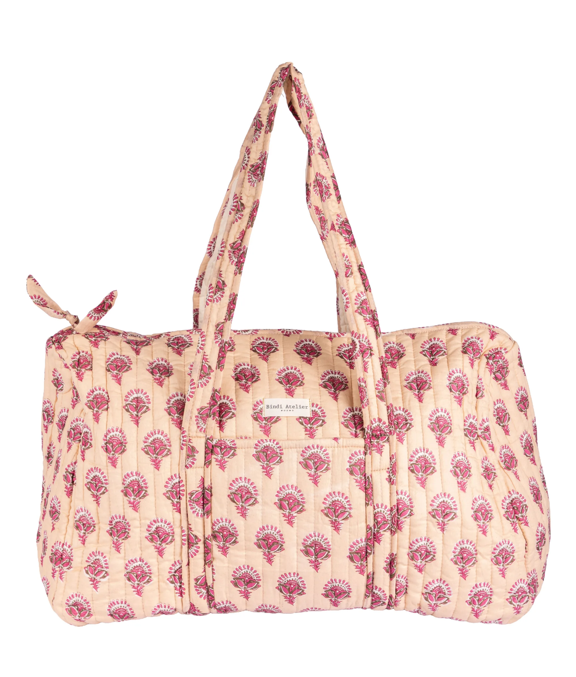 Sac weekend en coton matelassé Aarti, BINDI ATELIER