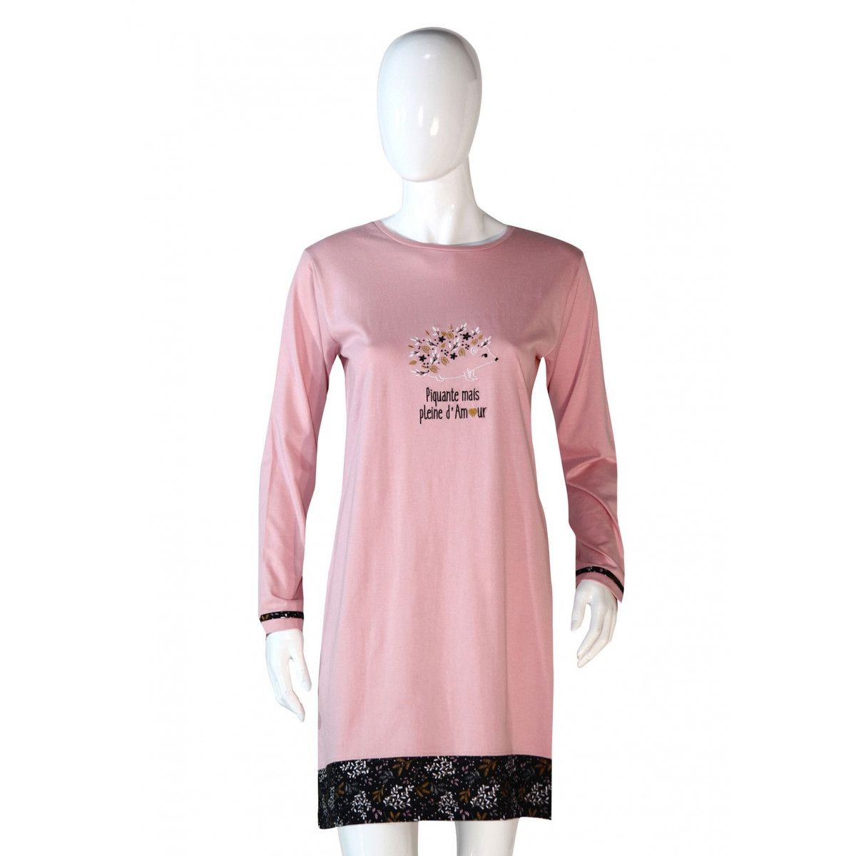 rose pomme chemise de nuit