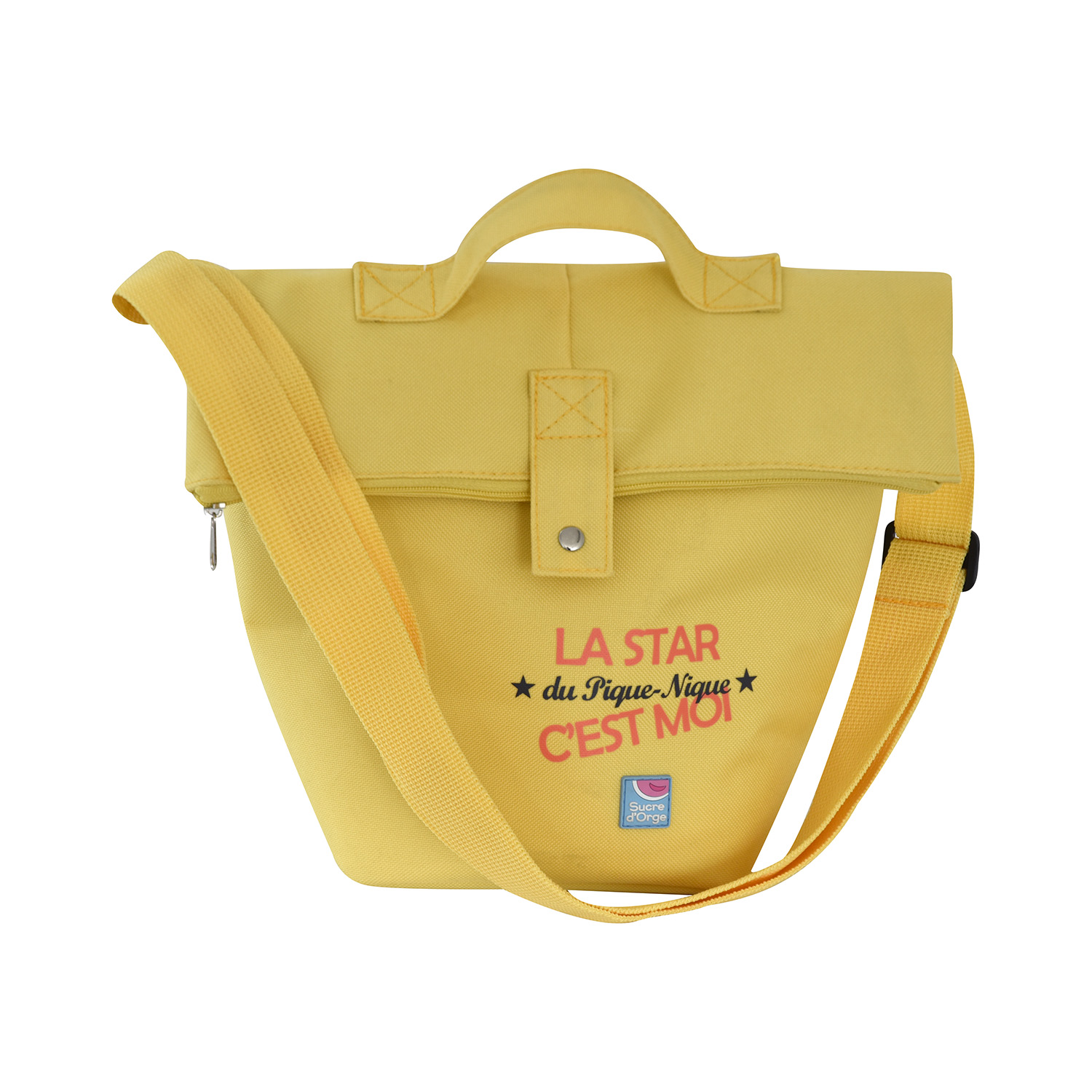 Sac repas isotherme jaune ernestina, SUCRE D'ORGE