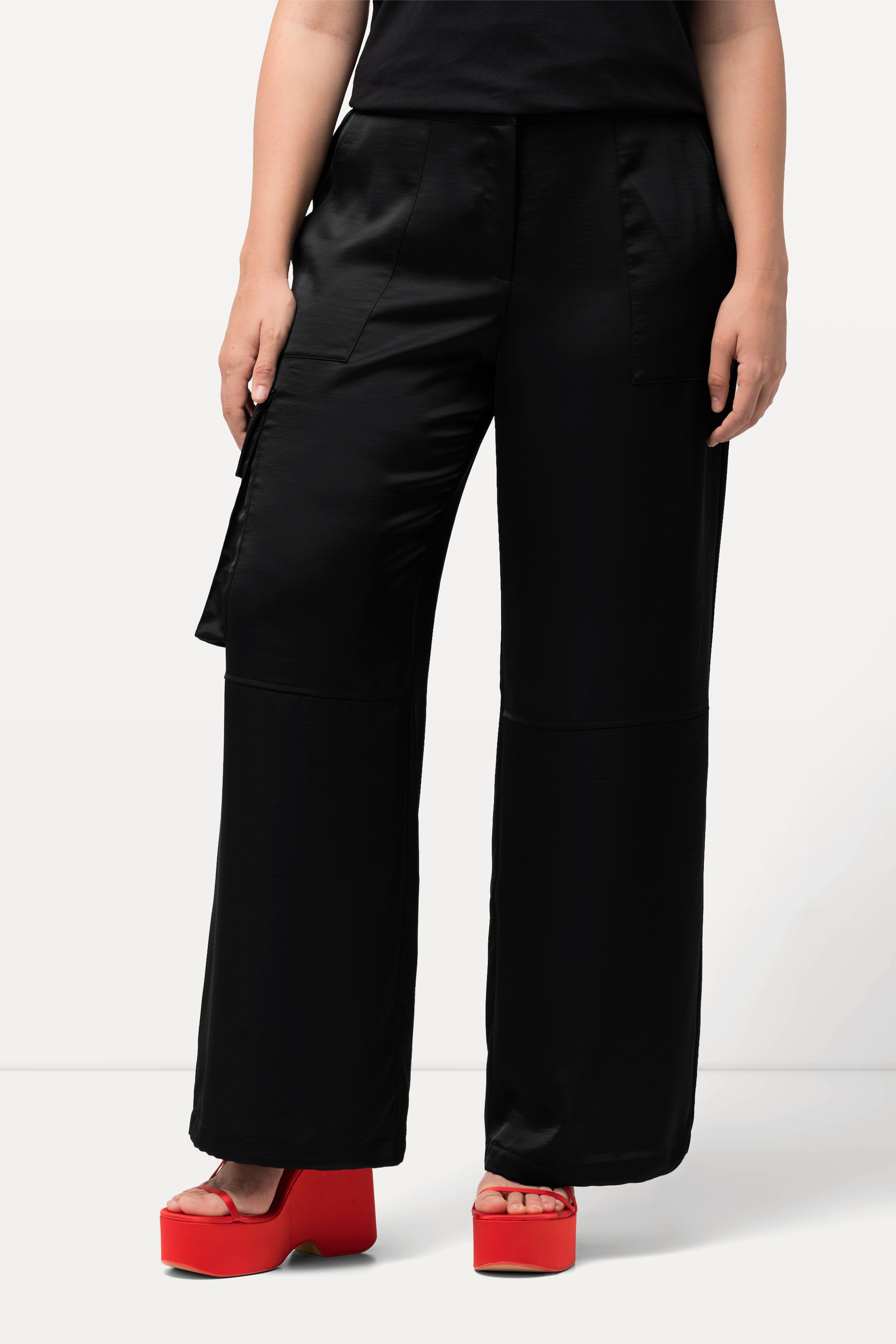 Pantalon cargo Mary en satin, ULLA POPKEN