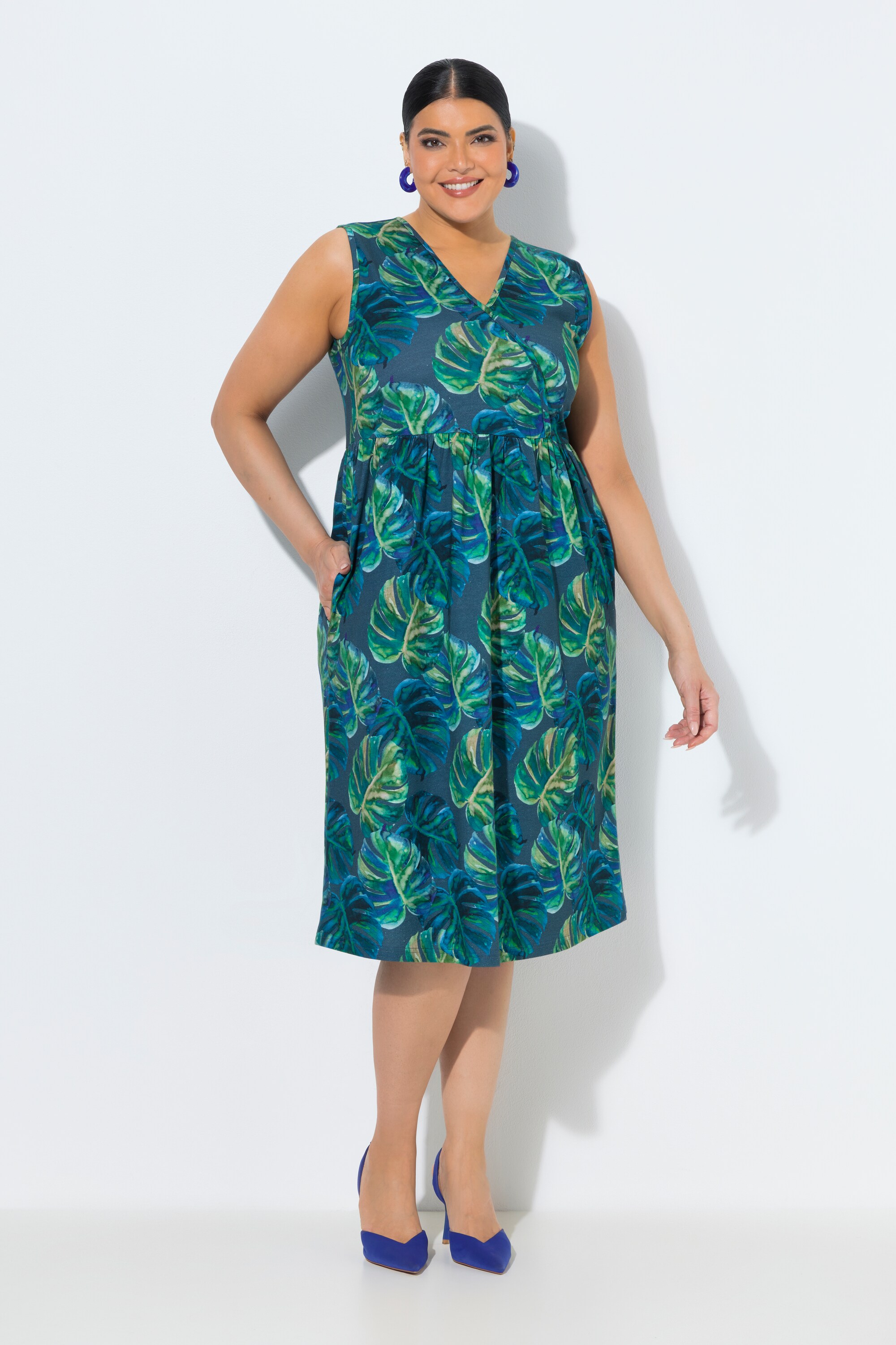 Robe midi en jersey, ULLA POPKEN