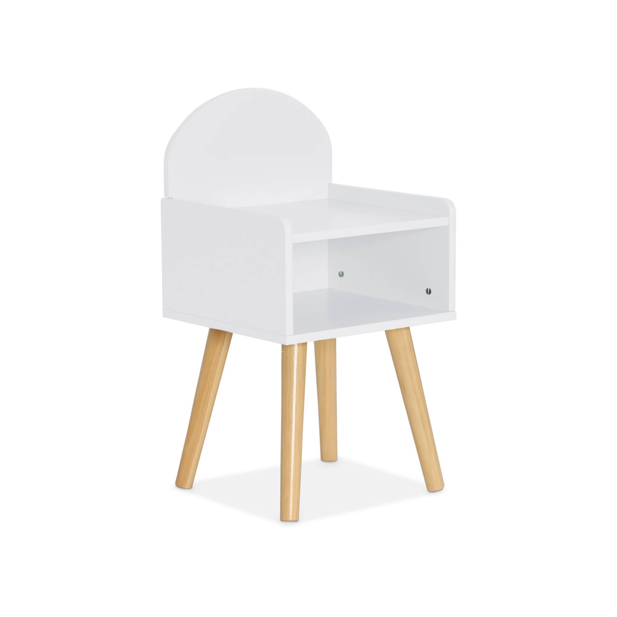 Table de chevet chambre enfant décor bois NEPHOS, SWEEEK