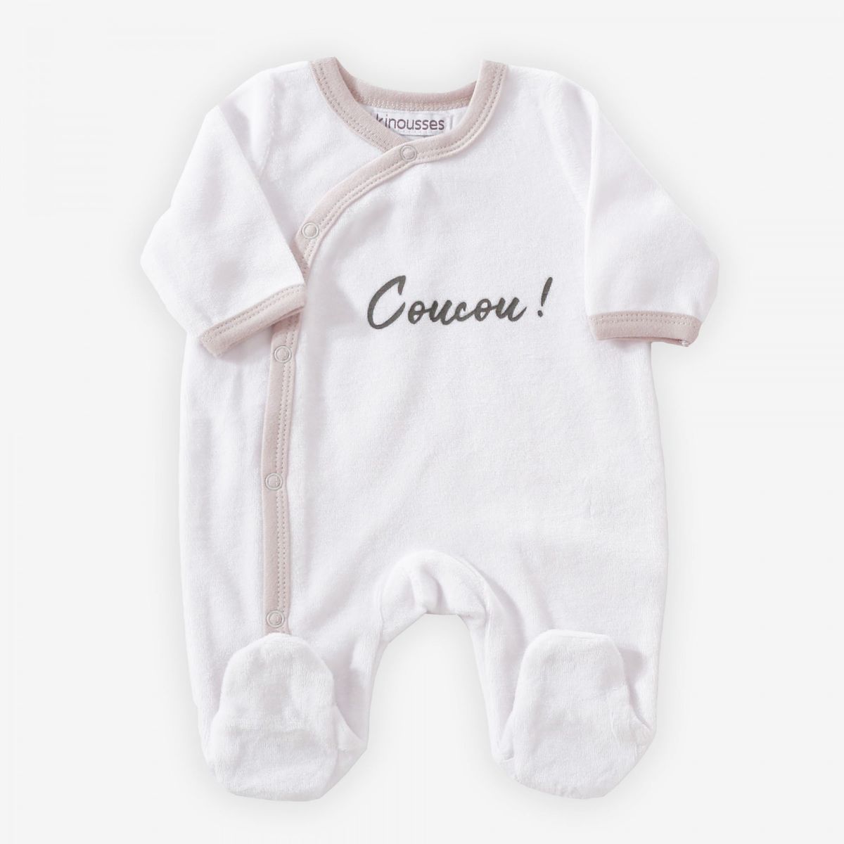 Pyjama Bebe Coucou Blanc Les Kinousses La Redoute