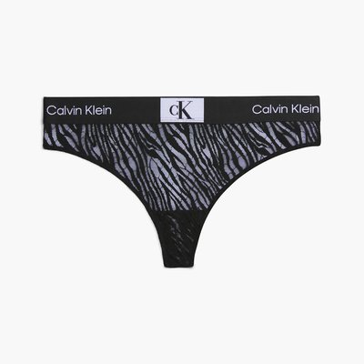 Recycled Animal Lace Thong CALVIN KLEIN UNDERWEAR