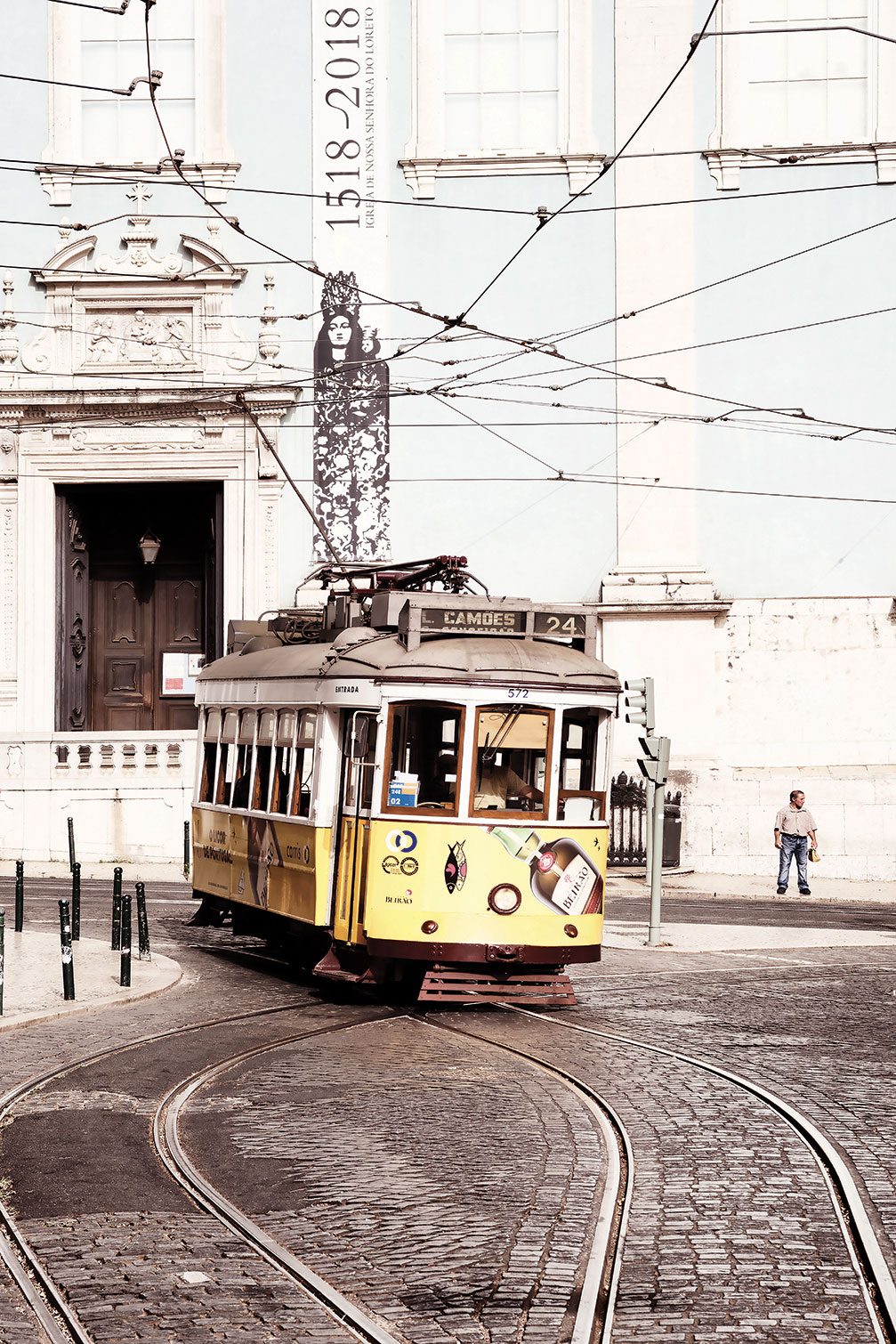 Tableau ville welcometoportugal tram24 vintage, HEXOA